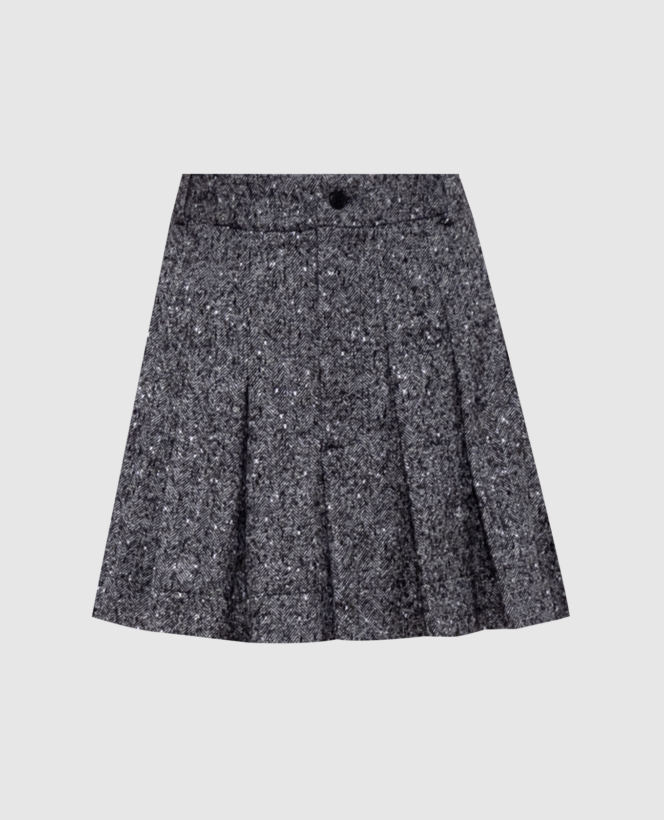 

Серая юбка-шорты с шерстью, Серый, Юбки-а-силуэта