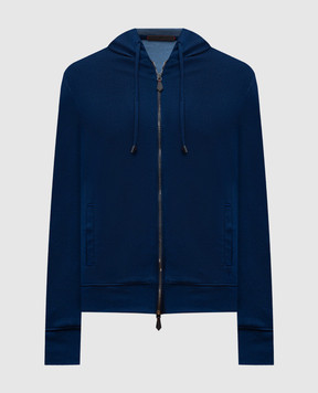 ISAIA Синя спортивна куртка з логотипом MF0018J0300