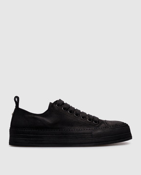 Ann Demeulemeester Черные замшевые кеды Nono с эффектом потертости B0012569LT147