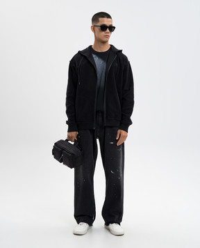 Maison Margiela MM6 Чрна футболка Spotlight SH2GC0028M20048