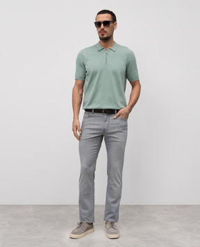 Cashmere&Whiskey Зеленое поло MB004Z