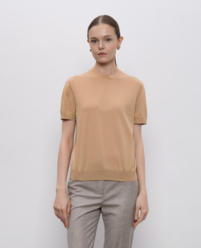 Loro Piana Бежевый топ Ice wish FAP2469