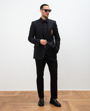 Dolce&Gabbana Чорна сорочка Martini G5EJ1TFU5U8