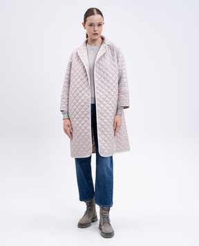 Max Mara Бежева стьобана куртка ARIANNA на запах ARIANNA