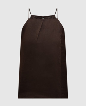 Max Mara Коричневый топ SUMMER SUMMER