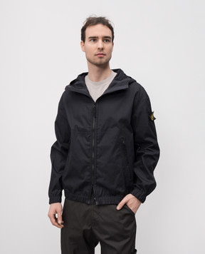 Stone Island Синяя ветровка с логотипом K1S154100079S0011