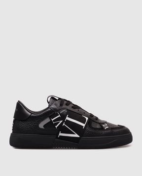 Valentino Чорні шкіряні кросівки Vl7N 7Y2S0C58WRQ
