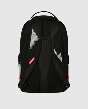 Sprayground Дитячий чорний рюкзак SHARK CENTRAL ACRYL ART 910B7631NSZ