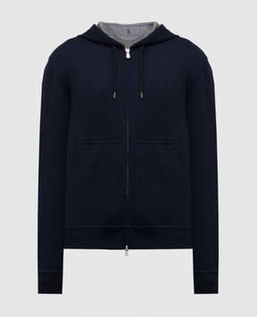 Brunello Cucinelli Синяя спортивная куртка MM8319069G