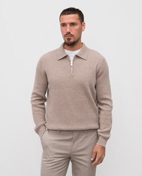 Brunello Cucinelli Бежевий светр з кашеміру M2229525