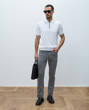 Stefano Ricci Серые джинсы с логотип патч MFT51B3130T109BK