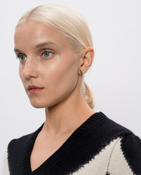 Valentino Золотисті сережки з кристалами Swarovski 7W0J0AX8YCW