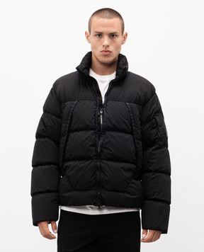 C.P. Company Черный пуховик Nycra-R MOW239A005864G