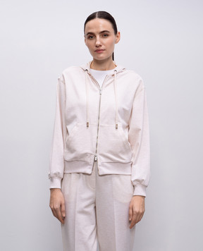 Peserico Бежевая меланжевая спортивная куртка S12541J002379