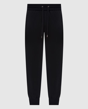 Dolce&Gabbana Чорні джогери з логотипом GVXQHTHU7B0
