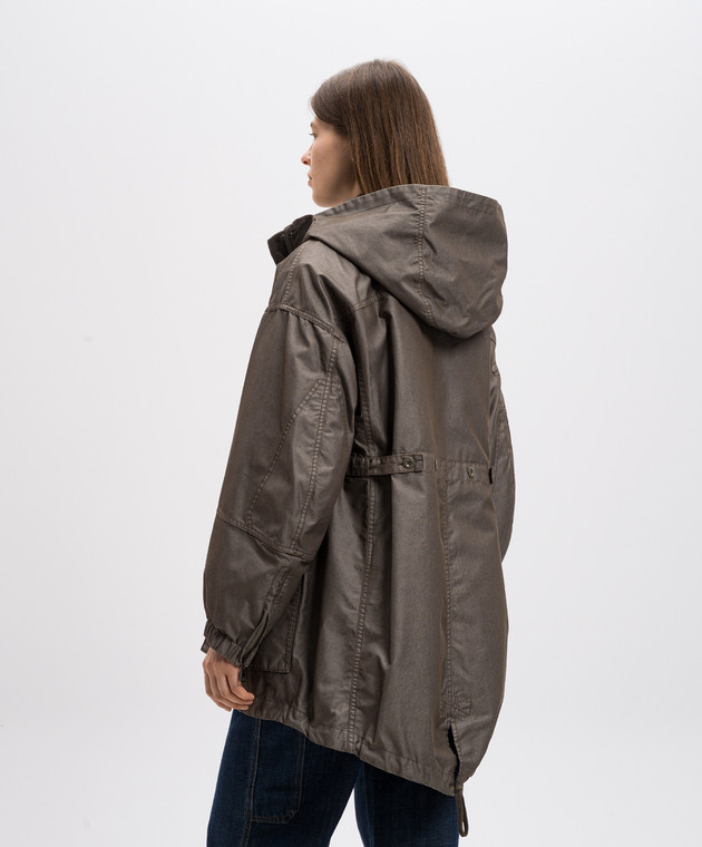 Max Mara Weekend Зеленая парка OLINDA со съемной курткой OLINDA изображение 5