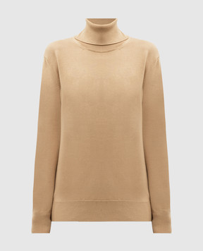 Jil Sander Бежевый гольф из шерсти J04GP0002J14532