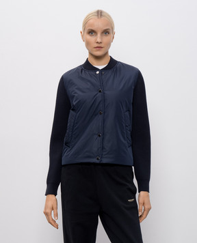 Woolrich Синяя куртка с нашивкой логотипа CFWWOU2051FRUT5004