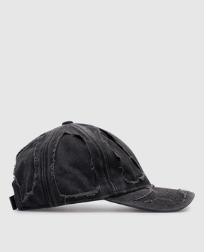 Vetements Серая кепка с эффектом потертости UE64CA210B