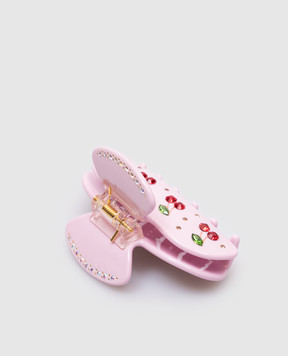 Emi Jay Рожевий затискач для волосся Sweetheart з кристалами Swarovski PINKCHERRYPIE
