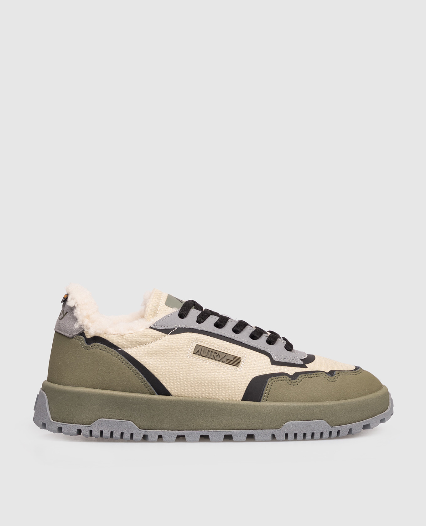 

Зеленые комбинированные кроссовки WILDPACE на меху, Зеленый, Кроссовки