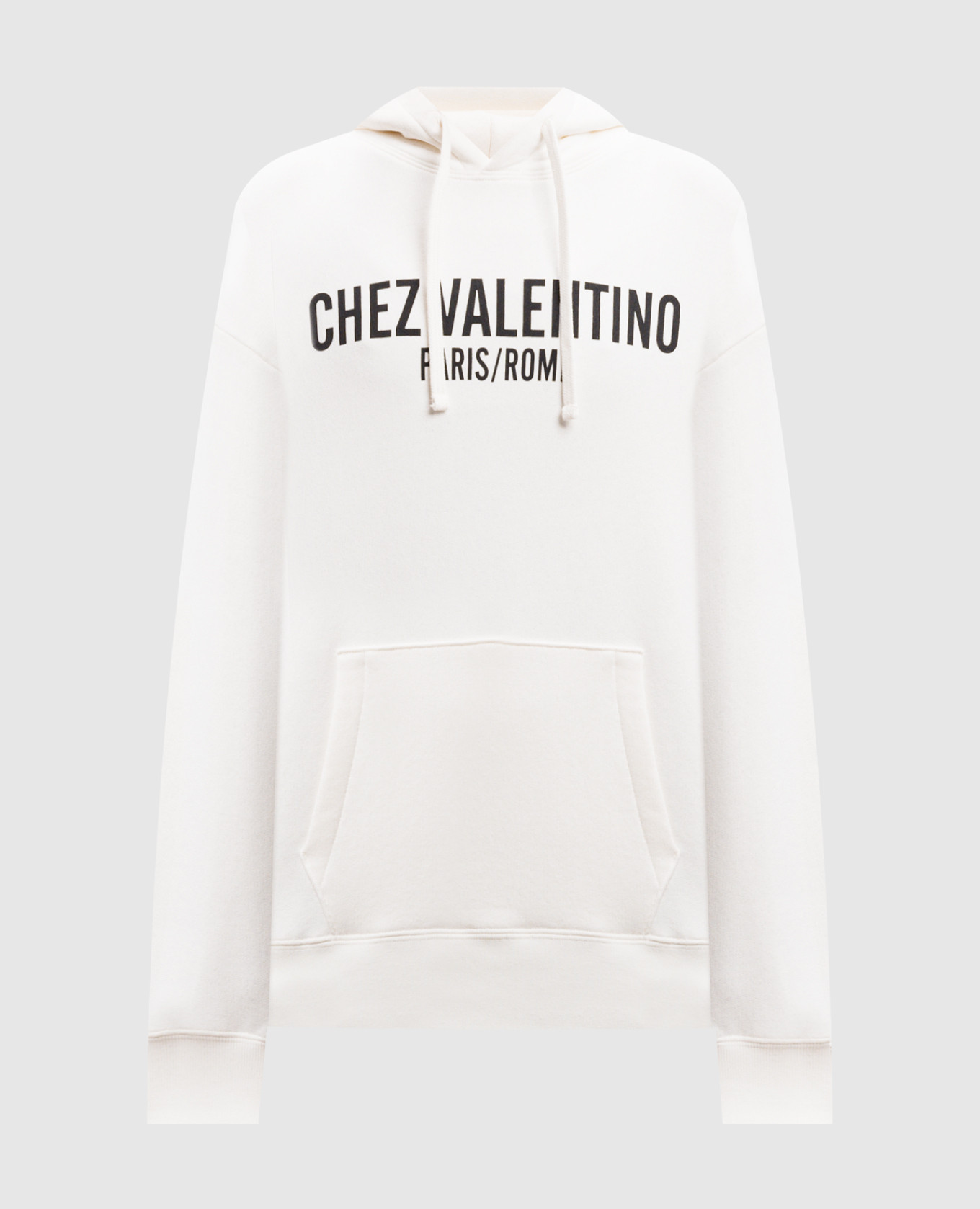 

Белые худи с принтом CHEZ VALENTINO, Белый, Худи
