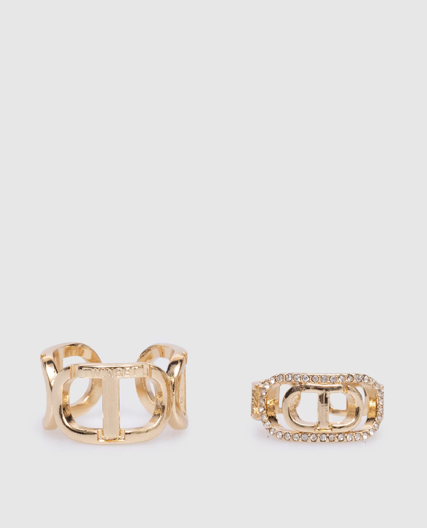 

Золотое кольцо с логотипом Oval T, Золотистый, Кольца