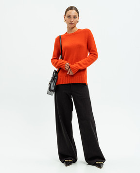 Jil Sander Червоний светр із вовною та шовком J40GP0161J14730