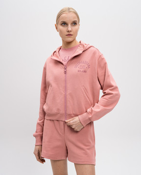 Dolce&Gabbana Рожева спортивна куртка з логотипом F9S15ZGDCX4