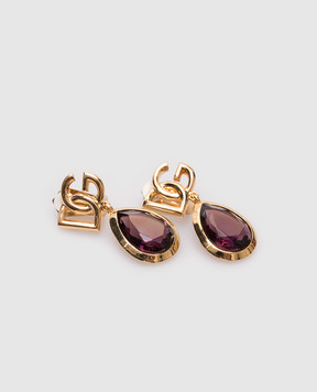 Dolce&Gabbana Золотисті сережки з кристалами WER6M4W1111