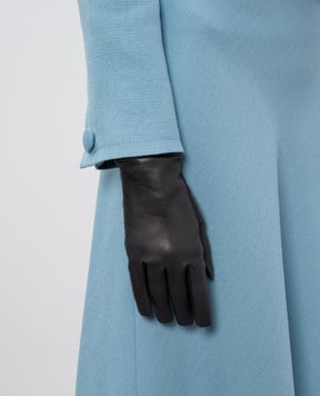 Sermoneta Gloves Шкіряні рукавички сірого кольору M39