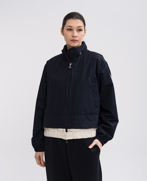 Moncler Синяя пуховая куртка Janze K10931A000095986I