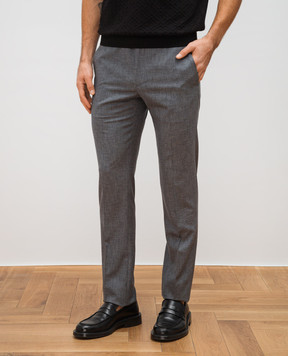 Stefano Ricci Серые брюки из шерсти M1T5100152W0009S
