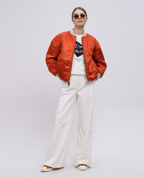 Max Mara Двухсторонний стеганый бомбер LICIA с шерстью верблюда LICIA