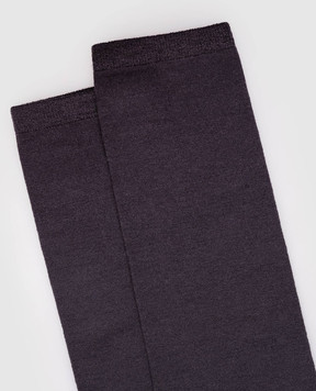 Brunello Cucinelli Сірі легінси з кашеміру M62945069