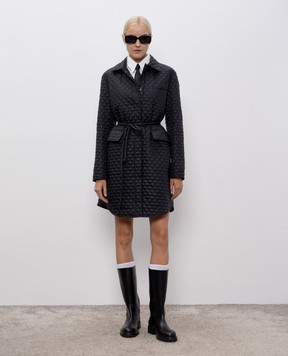 Moncler Черная стеганная пуховая куртка Raissac K20931C00008597YF