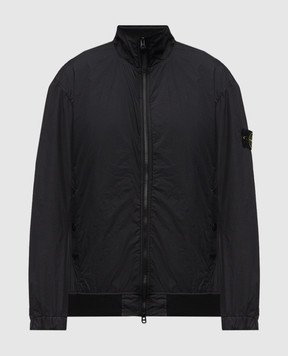 Stone Island Черная ветровка с логотип патч K1S154100037S0A23