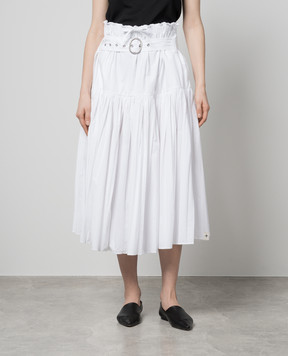 Jil Sander Біла спідниця-плісе J40MA0140J45127