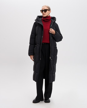 Jil Sander Чорні штани з вовни з поясом J02KA0152J40002