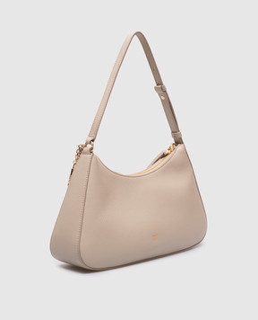 Givenchy Бежева шкіряна сумка-хобо Lucky Lock BB511JB1Q7