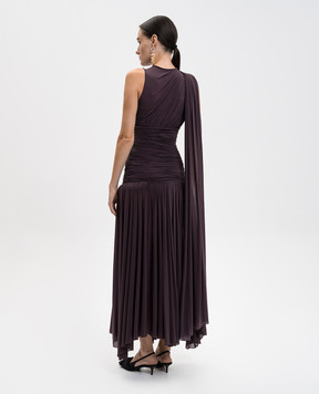 Magda Butrym Фіолетова сукня з драпіруванням DRESS08217725