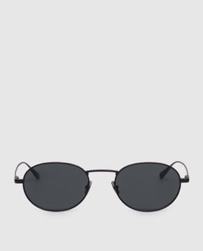 Saint Laurent Чорні сонцезахисні окуляри з гравіюванням логотипа 822261Y9969