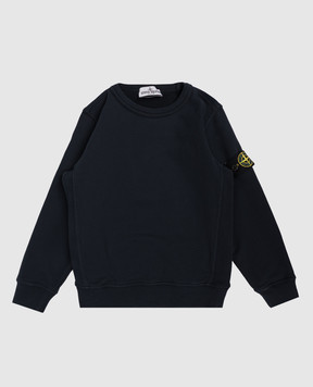 Stone Island Дитячий синій світшот з логотипом K2S166100001S0A2068