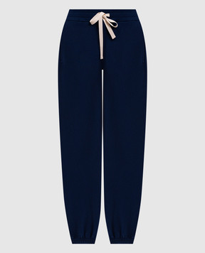 Jil Sander Сині джогери з нашивкою логотипа J53KA0006J20039