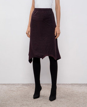 Vetements Фіолетова спідниця міді з WH76SK590RO