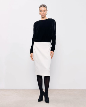 Tom Ford Чорна сукня з шовком AB1564