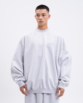 Vetements Сірий меланжевий світшот з логотипом UH76CW100G