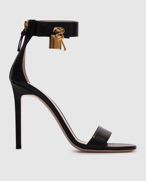 Tom Ford Черные кожаные босоножки W3673LCL002G