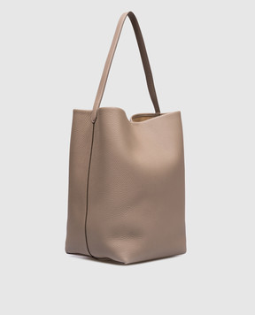 The Row Бежева шкіряна сумка Park Tote W1273L129