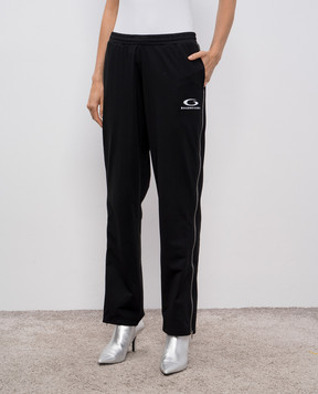Balenciaga Чорні спортивні штани Loop Sports Icon 837515TSVX2